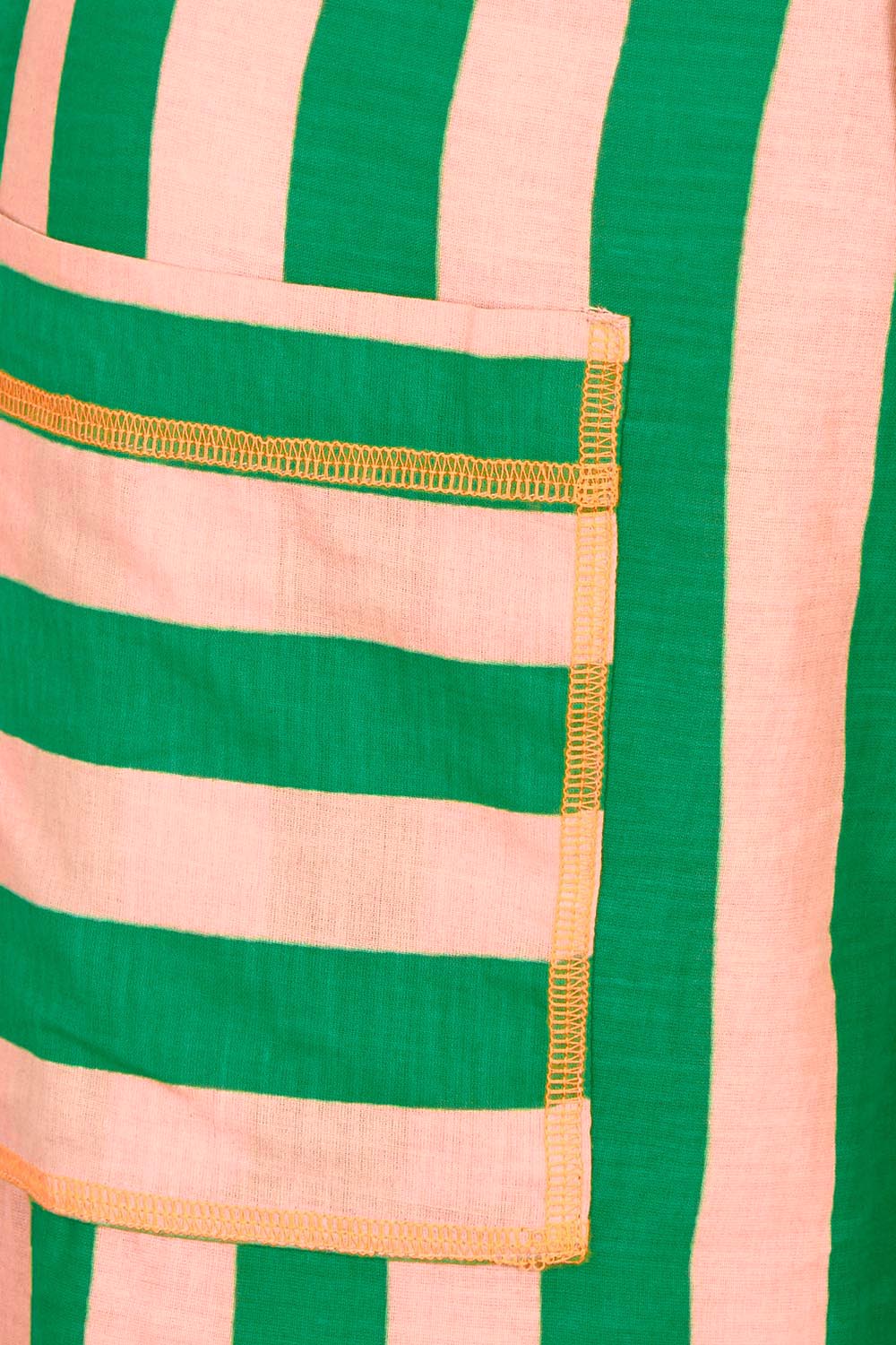 Product shot of the Sana Cotton Pant in colour Capri (Green), detail