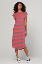 Model Genericm wearing size sample of the Bellissimo Dress – Roma in colour Roma, from the front