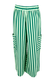 Product shot of the Luka Pant – Kiwi in colour Kiwi, from the back