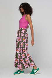 Model Genericm wearing size sample of the Cosmos Pant – Cosmos in colour Cosmos, from the front