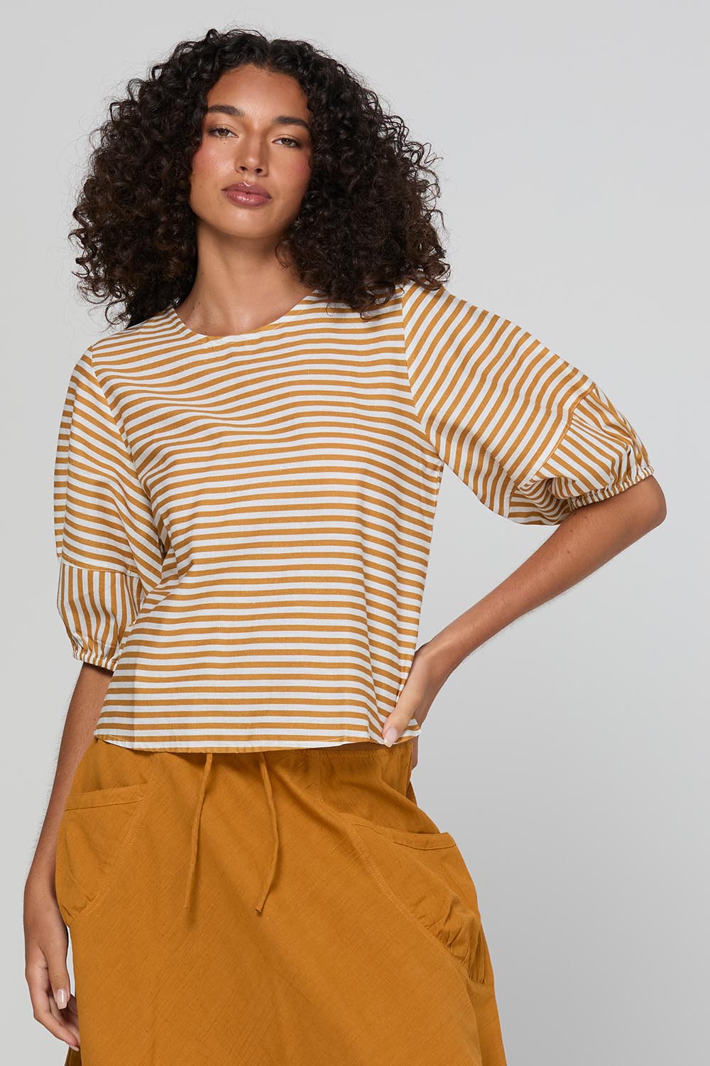 Ava Top – Mustard
