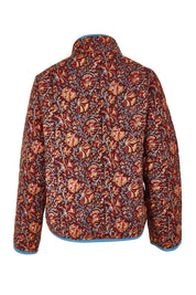 Product shot of the Cella Cotton Jacket in colour Juliette, from the back