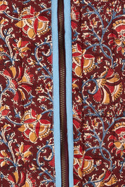 Product shot of the Cella Cotton Jacket in colour Juliette, detail