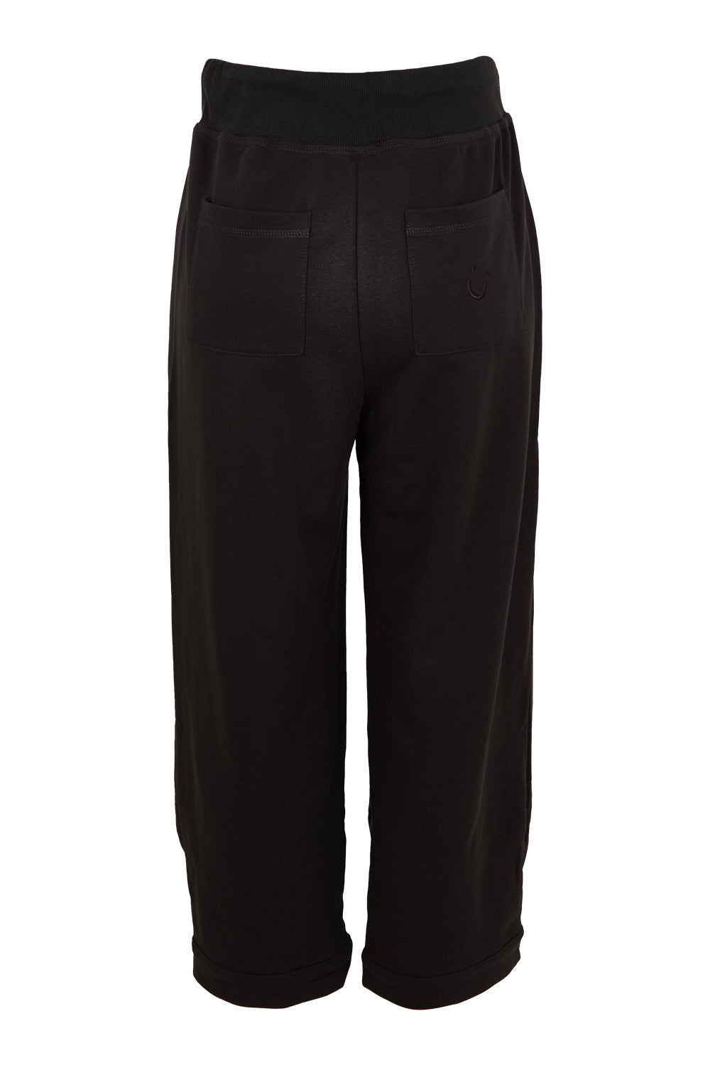 Product shot of the Guru Cotton Blend Track in colour Black (Black), from the back