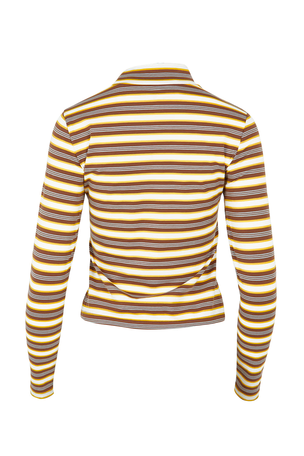 Product shot of the Stripe Cotton Skivvy in colour Stripe, from the back
