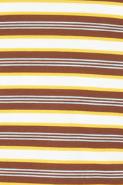 Product shot of the Stripe Cotton Skivvy in colour Stripe, detail