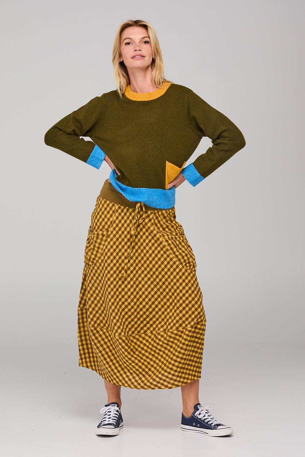 Guru Cotton Skirt – Mustard