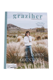 Product shot of the Graziher in colour DecJan24 (Black), from the front