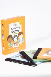 A model wearing size OneSize of the Little People Big Dreams Inspiring Writers in colour Littlepeop (Black), from the front, showing the whole outfit