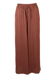 Product shot of the Liza Pant in colour Cocoa, from the front