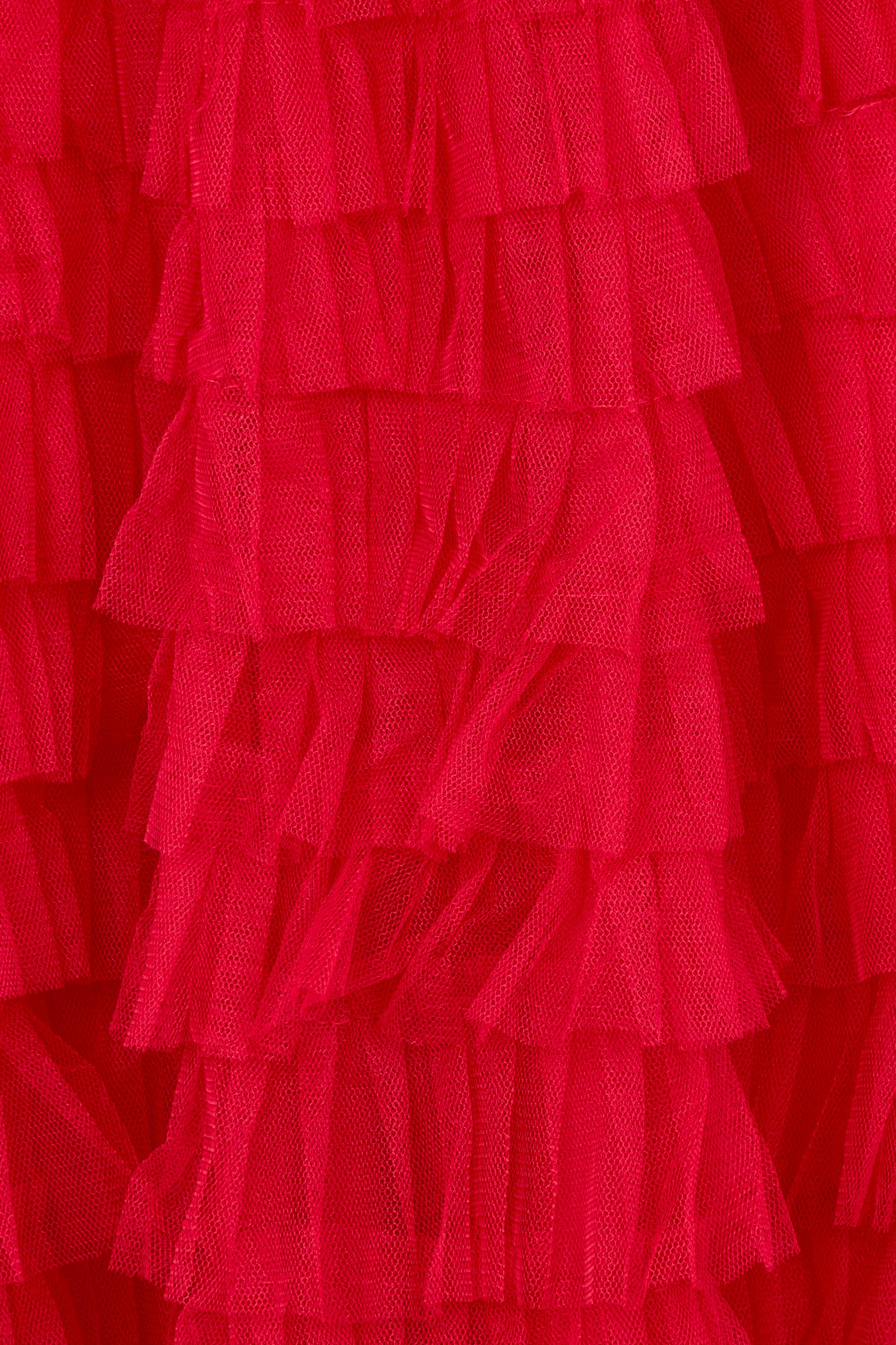 Product shot of the Chance Skirt in colour Berryred (Red), detail