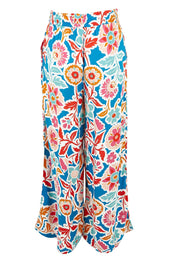 Product shot of the Full Bloom Trouser in colour Multi, from the back