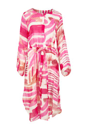 Product shot of the Cosmopolitan Dress in colour Pink (Pink), from the front