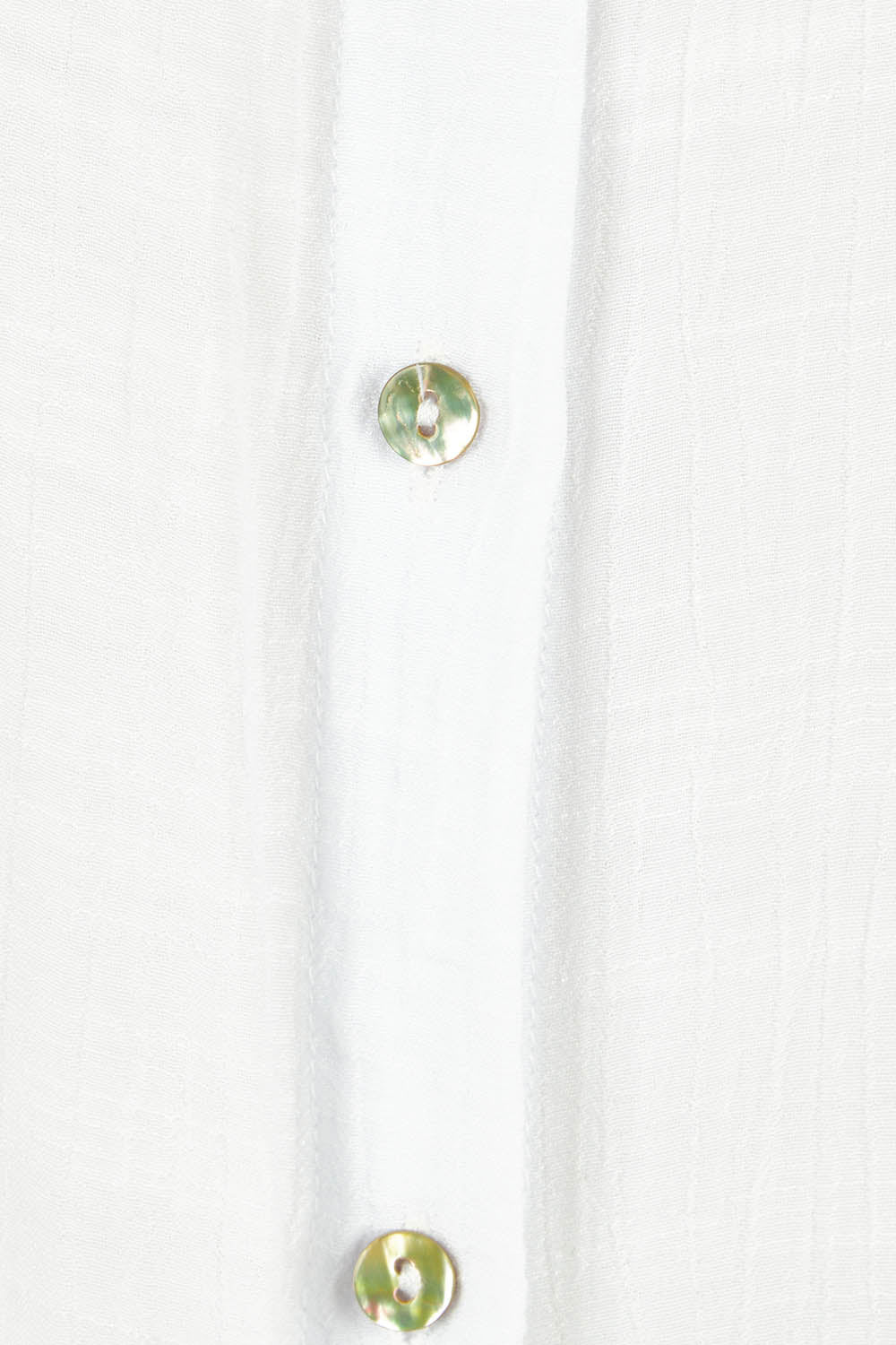 Product shot of the Duster Shirt in colour White (White), detail