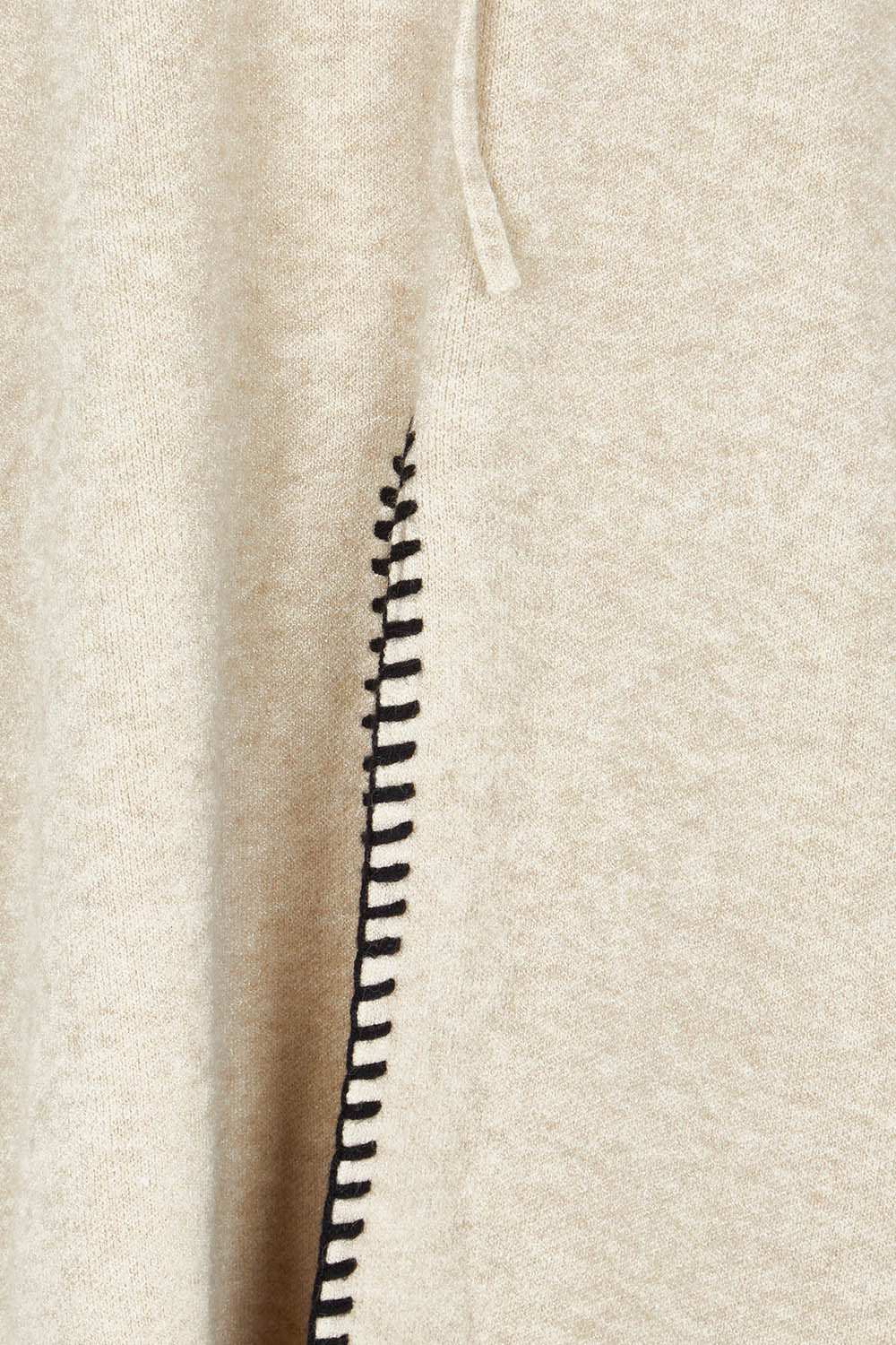 Product shot of the Cosy Knit Jumper in colour Natural, detail