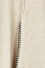 Product shot of the Cosy Knit Jumper in colour Natural, detail