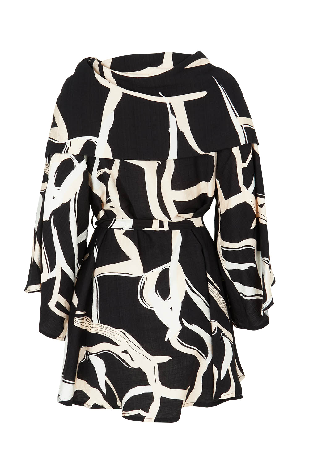 Product shot of the Matisse Top in colour Black (Black), from the back