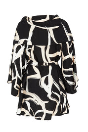 Product shot of the Matisse Top in colour Black (Black), from the back