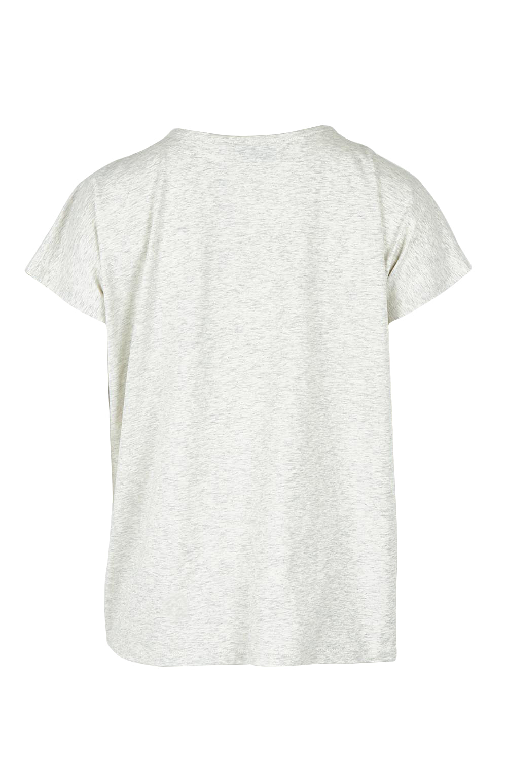 Product shot of the Cross Stitch Cotton Tee in colour Natural, from the back