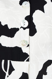 Product shot of the Barcelona Dress in colour Black, detail