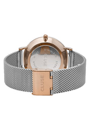 Product shot of the La Boheme Mesh Watch in colour RoseGoldSl (Metallics), from the back