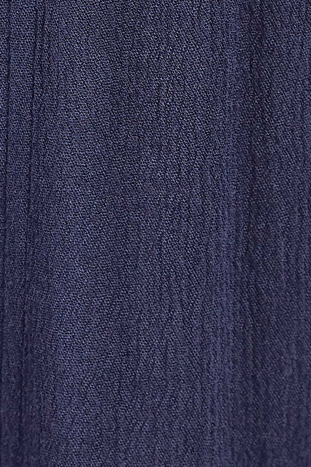 Product shot of the Gaucho Pant in colour Navy (Blue), detail