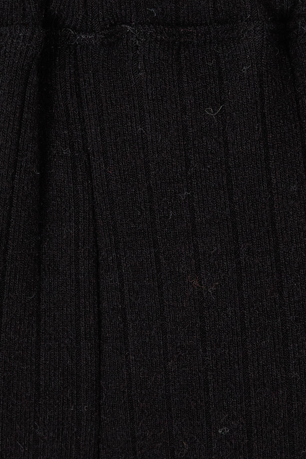 Product shot of the Rachel Rib Pant in colour Black (Black), detail