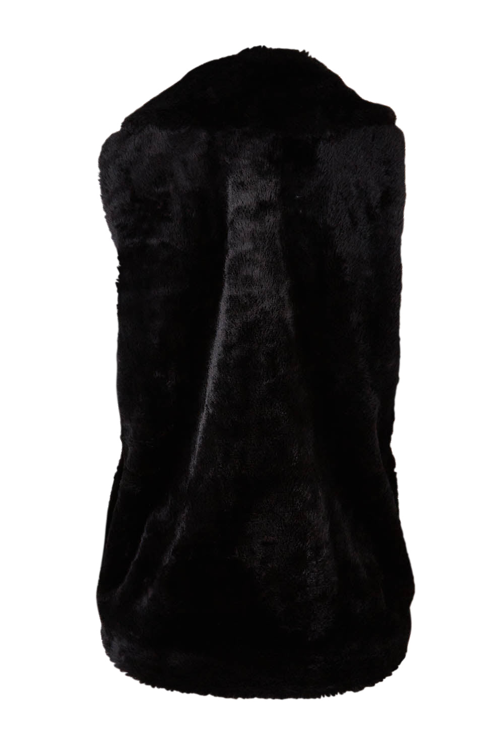 Product shot of the Unreal Core Vest in colour Black (Black), from the back