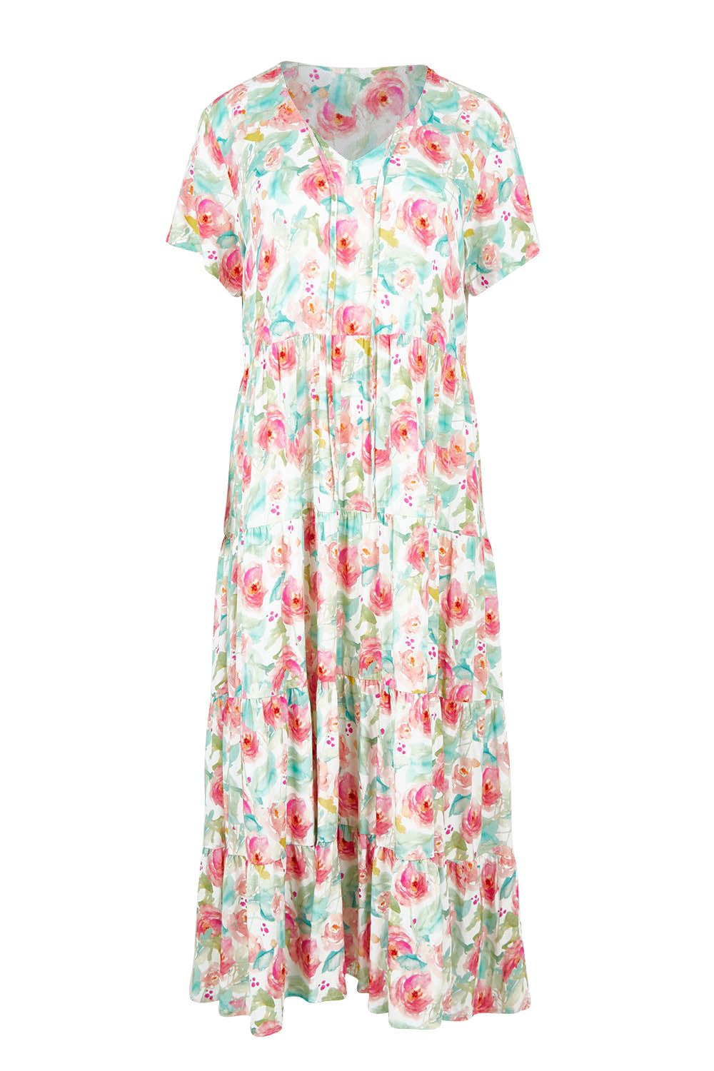 Preloved Tier Garden Dress - Mint