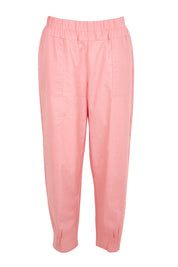 Product shot of the Cotton Linen Comfort Pant – Cinnamon in colour Cinnamon, from the front
