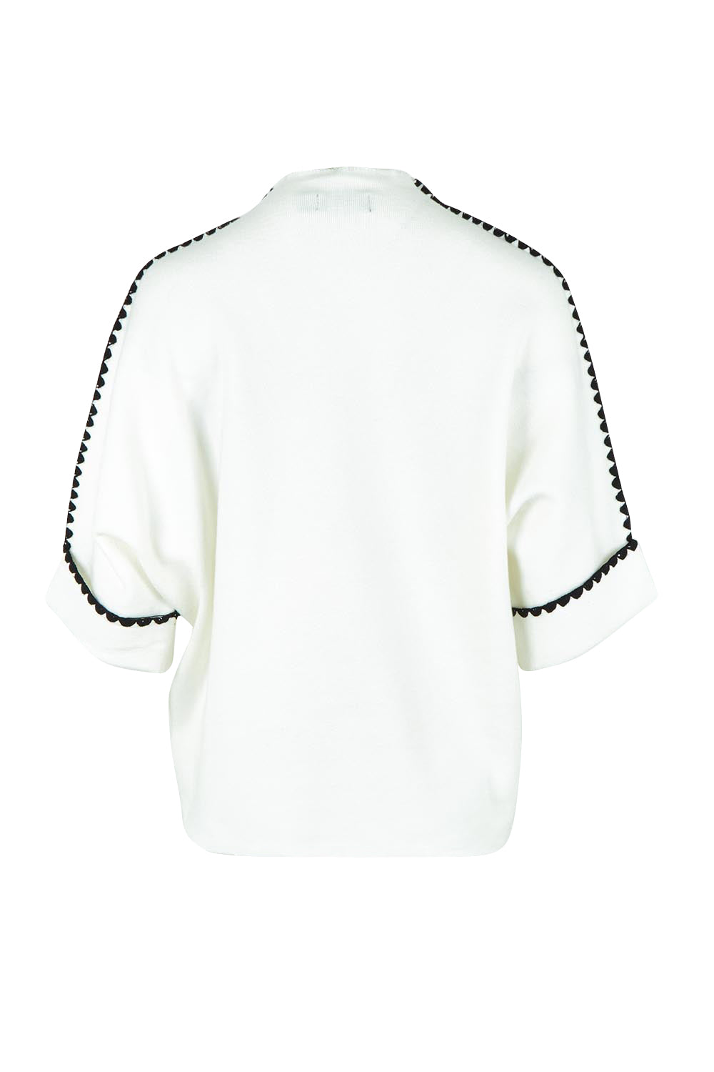 Piped Knit - Ivoryblk
