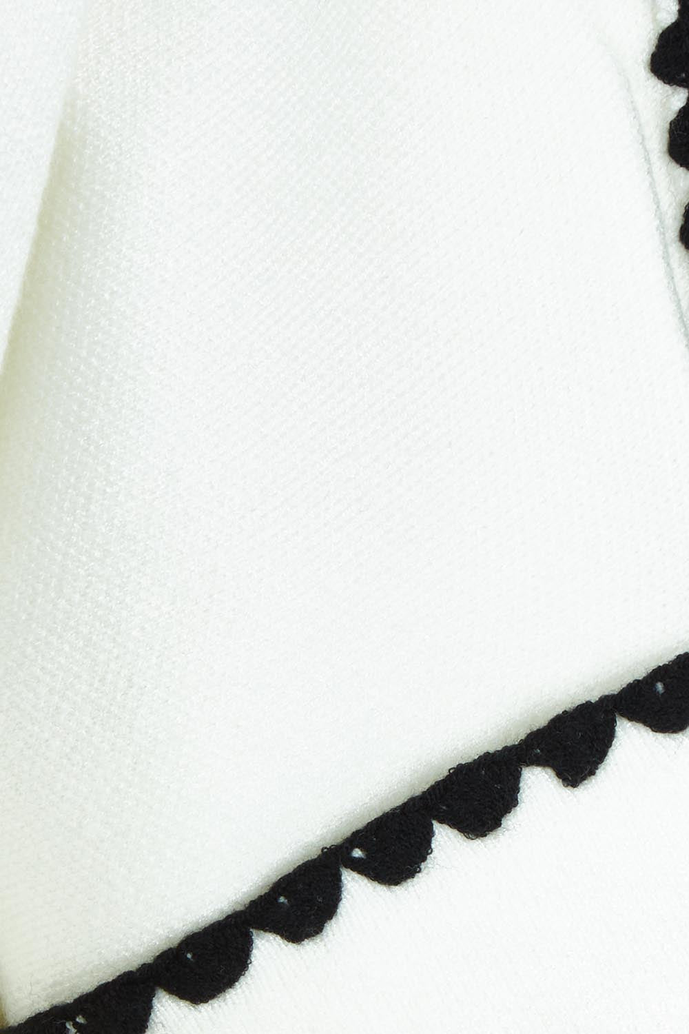 Piped Knit - Ivoryblk