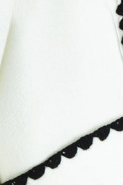 Piped Knit - Ivoryblk