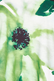 Product shot of the Green Goddess Scoop Tee in colour Green (Green), detail