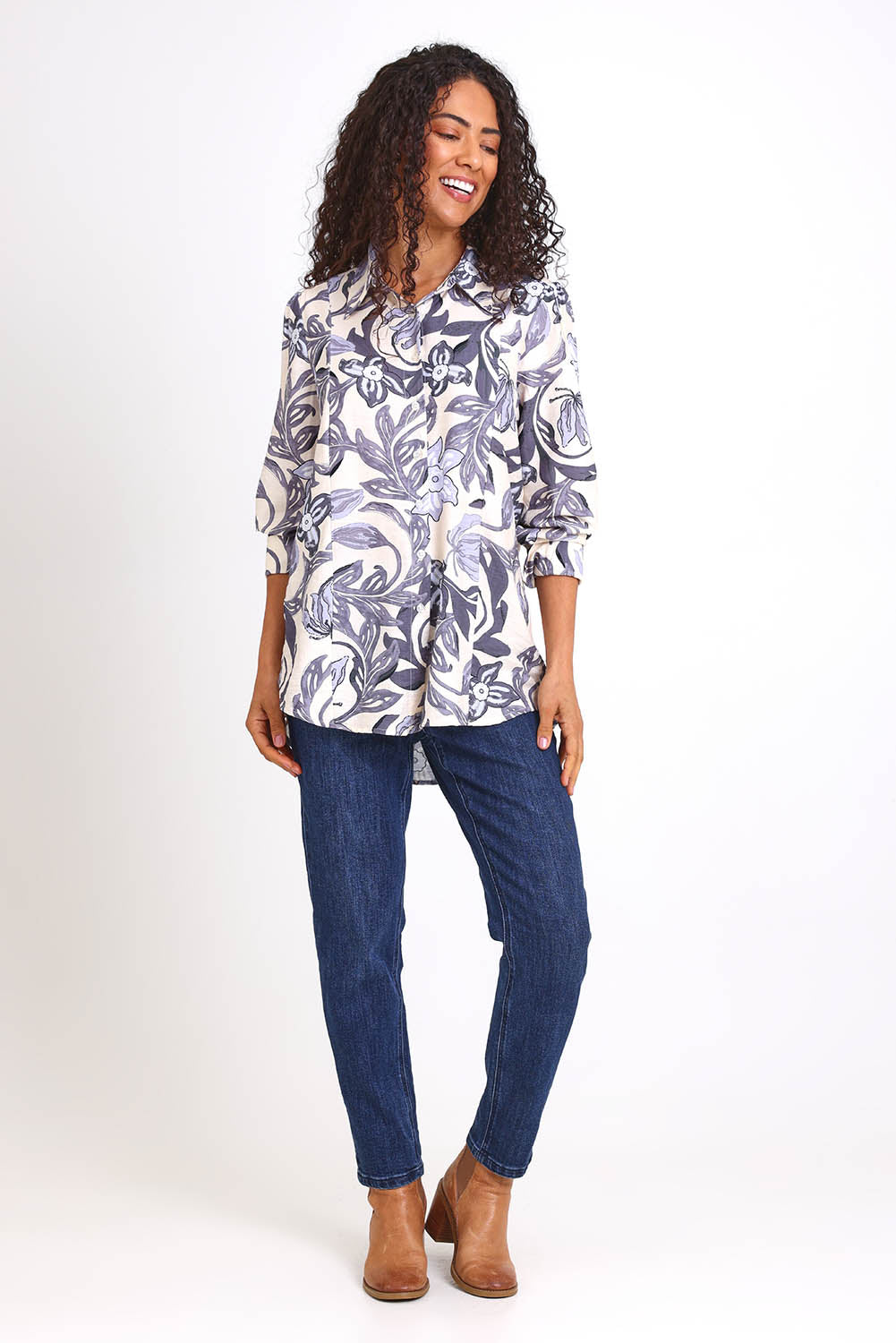 Cuff Shirt - Ink
