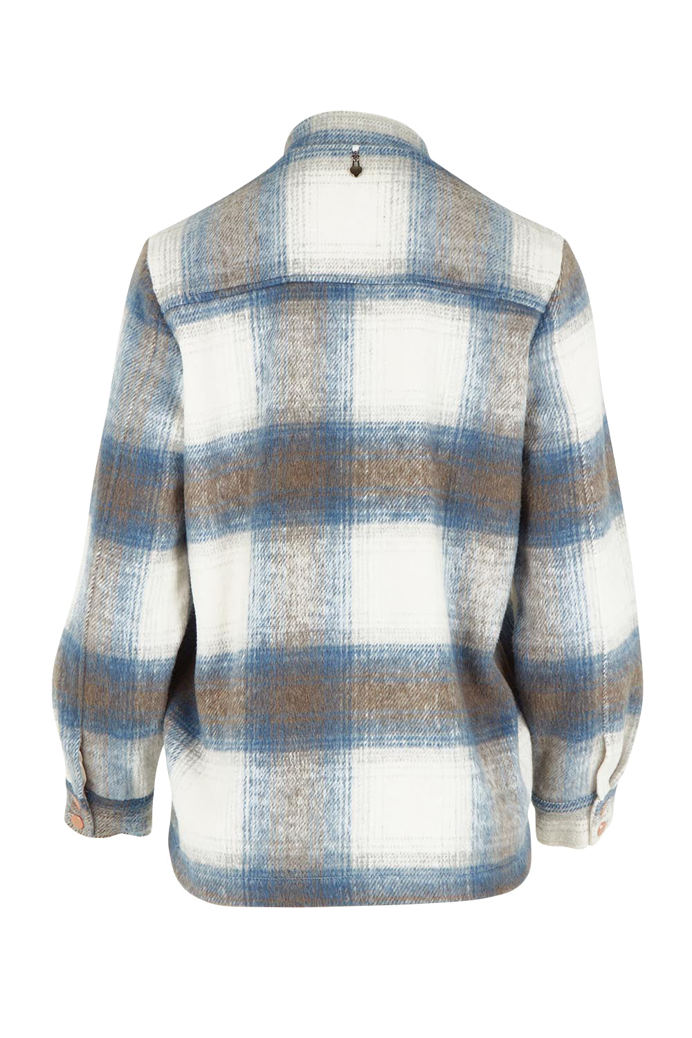 Check Stud Jacket – Blue