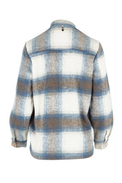 Check Stud Jacket – Blue