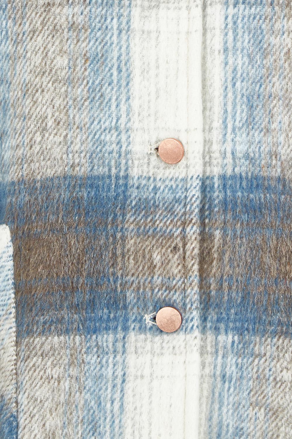 Check Stud Jacket – Blue