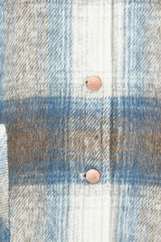 Check Stud Jacket – Blue