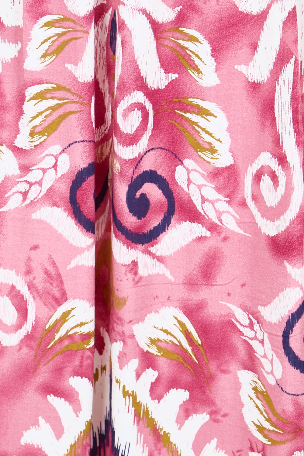 Product shot of the Sun Dress – Rose in colour Rose, showing detail