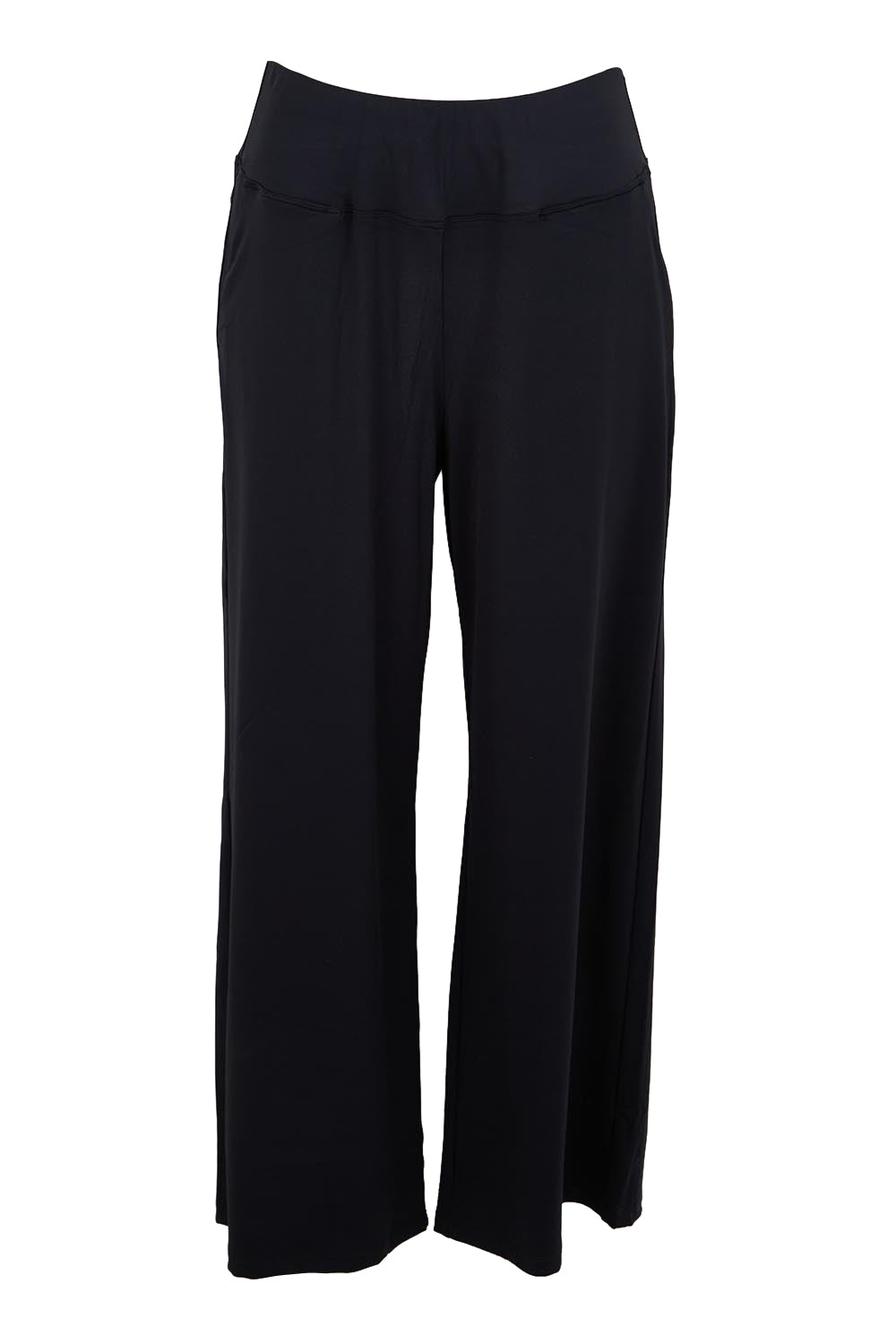 Product shot of the Walk And Work Pant – Black in colour Black, from the front