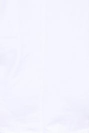 Product shot of the Ruffle Top – White in colour White, showing detail