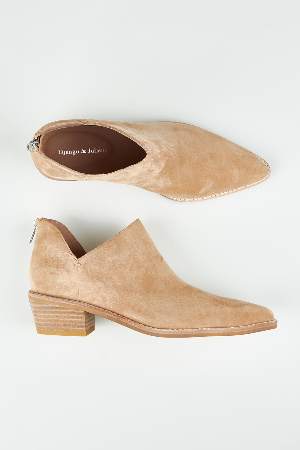 Dolfin Suede Ankle Boot - Sandsuede