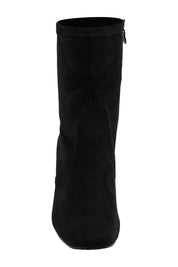 Product shot of the Hartful Stretch Ankle Boot in colour Blackmicro (Black), detail