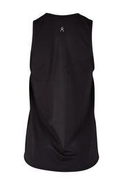 Product shot of the Worldwide Tank in colour Black (Black), from the back