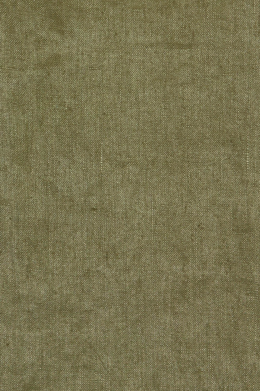 Product shot of the Studio Linen Tank in colour Khaki (Green), detail
