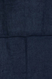 Product shot of the Studio Relaxed Top in colour Navy (Blue), detail