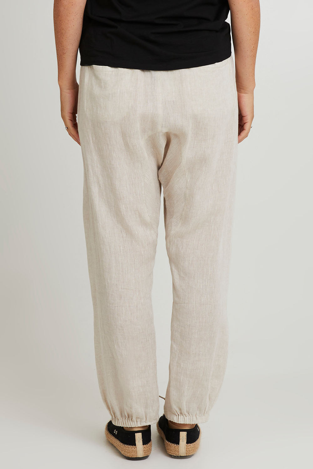 Preloved Studio Relaxed Linen Pant - Tusk