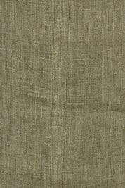 Product shot of the Studio Linen Midi Dress in colour Khaki (Green), detail