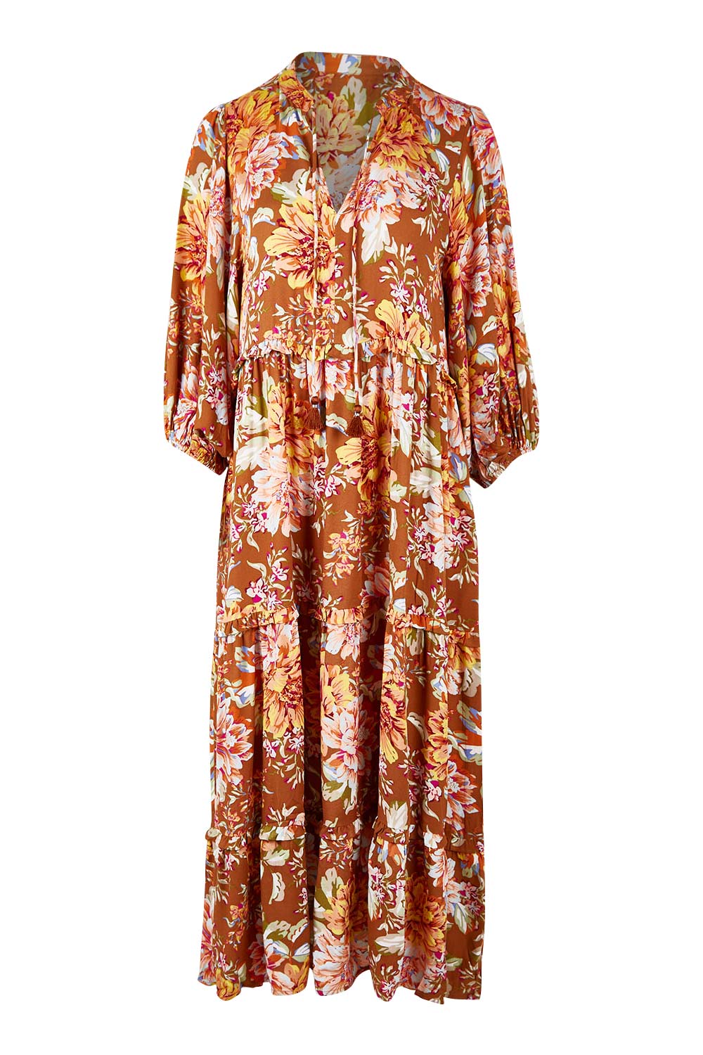 Preloved Alma Tiered Dress - Clayjardin